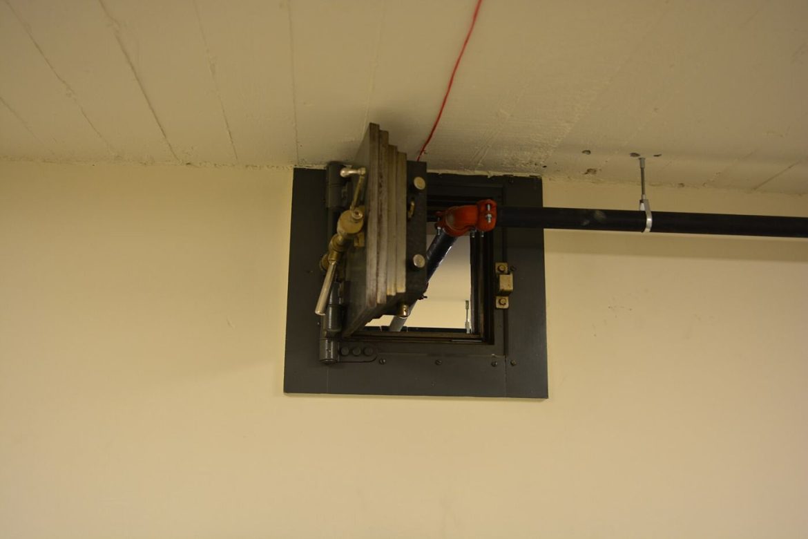 A vault door