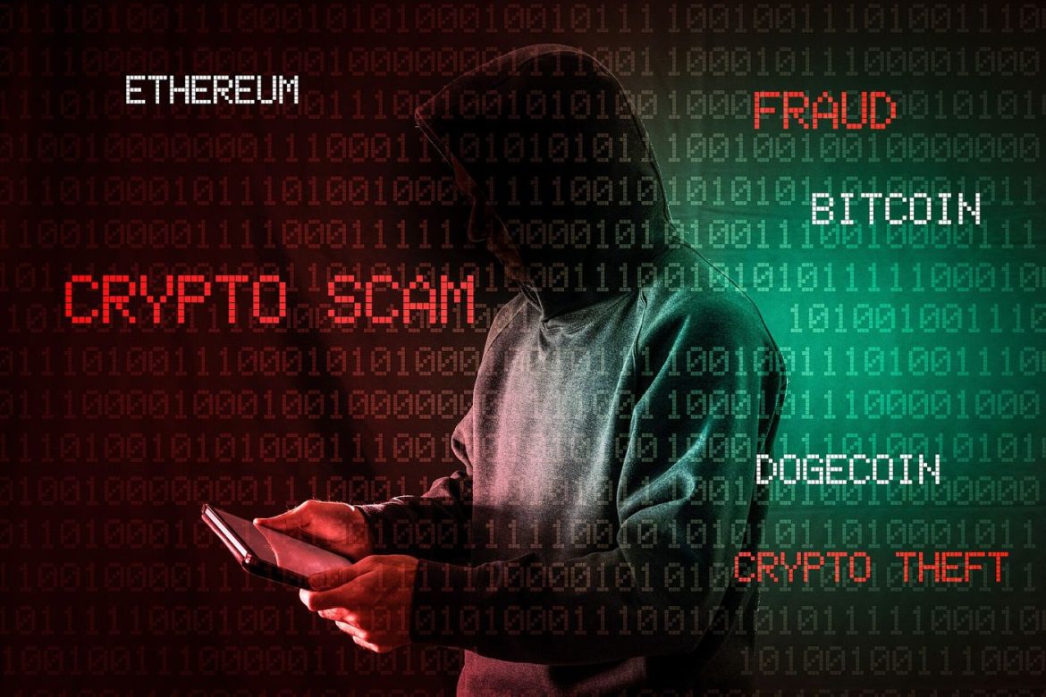 digital currency symbols displayed over a technology background